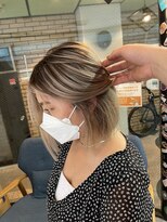 ラフ(LAFF)&nbsp;#黒髪#ボブルフ#ネビージュ#小顔#ワンレン