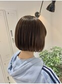 ぱつっとミニボブ