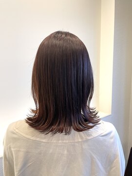 グランウェイ(GRUNWAY) 結べる外ハネボブ×ピンクブラウン