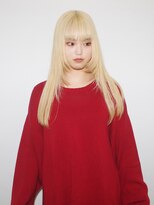 ハイブ 金沢(Hive)&nbsp;ブリーチハイトーンカラーゆるふわロング髪質改善ツヤ髪スタイル