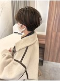 丸みのあるショートヘア/20代30代40代/銀座