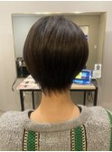 春っぽいスッキリとしたショート