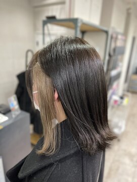 アジールヘア 所沢プロペ通り店(agir hair) イヤリングミルクティーベージュミディアム
