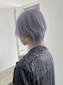 ノートエートル 西金沢(Nought etre) 10代20代ハイトーンカラーmen'sブリーチセンターパート