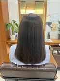 自然な縮毛矯正に仕上げます。安城の美容室。美髪矯正・髪質改善