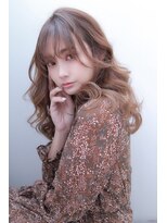 リル 西宮(LiL') 【LiL'西宮】ことりベージュ_シースルー_フェミニンロング