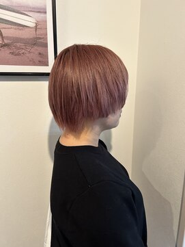 マリン(Marine) 20代30代ピンクベージュショートカット