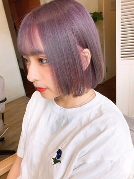 ランプ ヘアー(lamp hair) 【lamp斉藤】シアーモーヴ