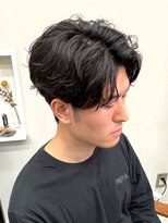 スナッグルサロン(SNUGGLE SALON)&nbsp;ニュアンスパーマ/センターパート/韓国カルマパーマ/波巻き/練馬