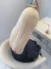 ハイトーンケアブリーチ使用２ブリーチ+カラー24750～→21750～