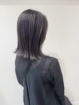 レ セゾン(Les Saisons) 《白髪ぼかし◎》艶ボブ×ラベンダーグレージュ（大宮）