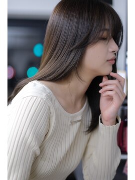 エマ 五島町店(EMMA) フェイスレイヤー オリージュ 透明感カラー 髪質改善/白髪改善