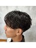 【来店1-2回目の方】セット楽♪メンズカット+ニュアンスパーマ/学割も人気