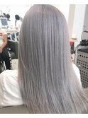 ホワイトシルバーカラー☆