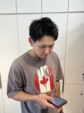 ロンドアンメゾン 原宿(Lond un Maison.) men'sスパイキーショートブルーブラックメンズぶりーちなし/原宿