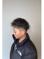 トラッド(TRAD)&nbsp;ツイストパーマ×ホワイトメッシュ