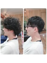 アーノ(A-no) ツーブロック×マッシュ スタイル