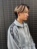 メンズカット＋ブリーチデザインカラー￥16000