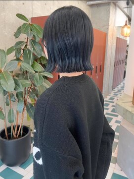 ノエ(noe) イメチェン/ホワイトブロンド/外ハネボブ/美髪/栄/矢場町h48