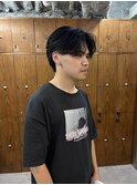 毛流れセンターパート