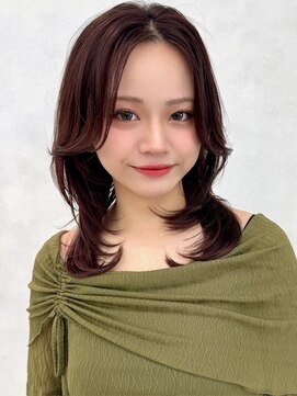 エジョン 幡ヶ谷店(Aejon) 韓国レイヤー/ワインレッド/マロンベージュ/イメチェン/幡ヶ谷