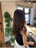 コテ風パーマロングスタイル