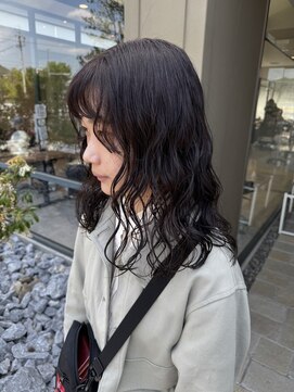 アーティック ヘア ディーヴァディーヴォ テスタ(ARTIC HAIR DIVA DIVO TESTA) パーマ/ミディアムパーマ/ボルドーカラー【清生彩乃】