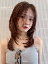 ポーチバイハニー オモテサンドウ(PORCH by HONEY omotesando)&nbsp;ハッシュカット/レイヤーカット/アプリコットオレンジ/髪質改善2