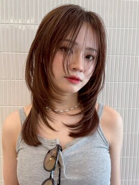 ポーチバイハニー オモテサンドウ(PORCH by HONEY omotesando) ハッシュカット/レイヤーカット/アプリコットオレンジ/髪質改善2