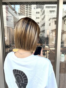 アドア 横浜(ADORE) 【ADORE横浜】ボブ×デザインカラー