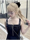 ○アレンジも自由自在プルエクステ