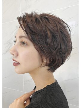 ハリス(Harris) 丸み パーマショートボブ