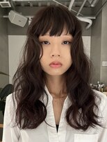 テクネ 天神大名(techne)&nbsp;天神大名顔周りレイヤーカットミディアムボブタッセルボブパーマ