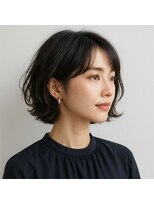 スープレックス ヘアーデザイン(SOUPREX HAIR DESIGN)&nbsp;美シルエットあごラインボブ　20代 30代 40代 50代 60代　パーマ