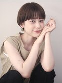 30代 マッシュショート ショート ショートカット 青山 小顔