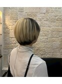 マッシュボブ×ツートーンカラー【東川口　ブリーチ】
