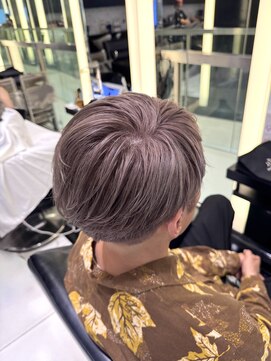 エアー 銀座タワー(AIR) ハイトーンカラー/メンズカット/ピンク/ピンクシルバー/ブリーチ