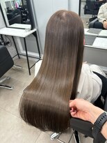 シンシア 新宿(CYNTHIA)&nbsp;【CYNTHIA/原島】オリーブグレー/小顔に見せるヘア