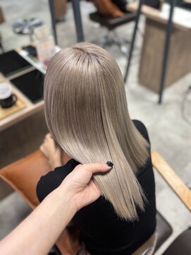 リンクエン(Link enn) 【ホワイトベージュ】ブリーチカラー