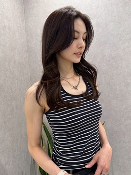 アールヘアーデザイン 千種(r hair design) ゆるふわロングベージュカラーブリーチしない透明感カラー