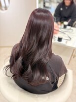 エフヘア レヴェリー(Fhair reverie) 【ブリーチ無しダブルカラー】チェリーブラック