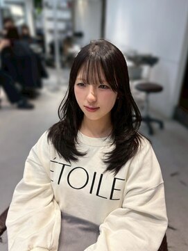 ザ シェノン ウメダ(THE CHAINON UMEDA) ミルクティーブロンド/ダークブルー/デジタルパーマ/心斎橋