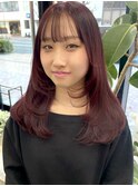 *セミブリーチ*ルビーカラー