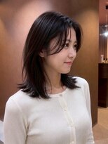 サボ 栄店(sabo) 顔周りレイヤー × アッシュブラウン × くびれミディ