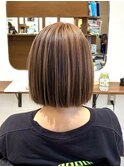 ハイライト/津田沼/白髪ぼかしハイライト/ブリーチ/白髪ぼかし