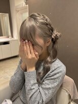ヘアセットサロンコト(Hair Set Salon KOTO) サイドポニーヘアアレンジ