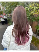 セットアップ 岡山北長瀬店(SET-UP) ピンクベージュ ロングレイヤー/デザインカラー