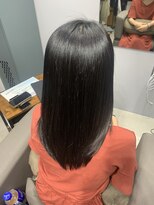 エマヘアープラス(Emma hair plus) 髪質改善ストレート|自然な艶髪ロング