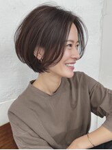 ウェルズ グランデ 田原本店(Well's GRANDE)&nbsp;ショートカット/グレージュ/デザインカラー/田原本
