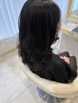アッシュ 仙川店(Ash)&nbsp;30代40代50代60代ハッシュウルフロングレイヤーくびれ流しバング
